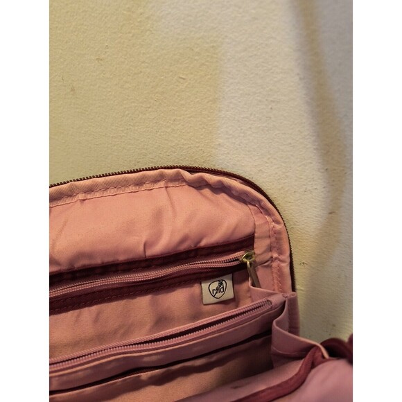 Travelon Women's Anti-Theft Small Crossbody Bag Burgundy Red - Picture 8 of 8